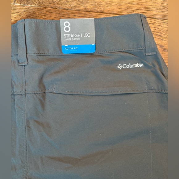 NWT Women’s Columbia Gray hiking outdoors long pants size 8 - Picture 7 of 9
